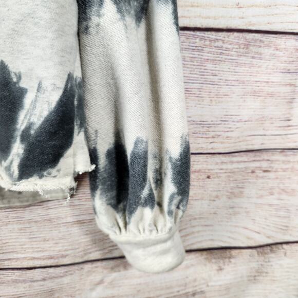 Pol Jacket Womens Small French Terry Tie Dyed Button Down Oversized Y2K Grunge - Picture 4 of 10